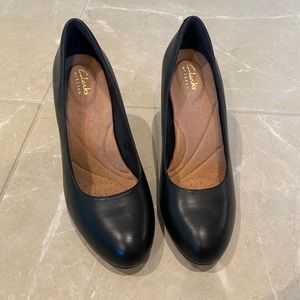 Clark Black Heels